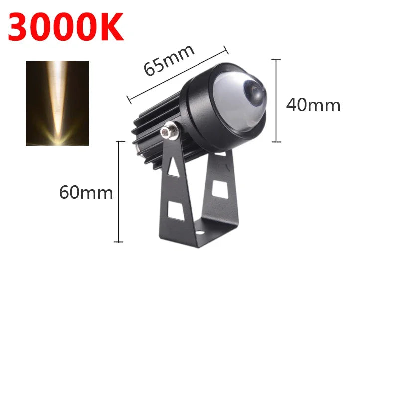 projecteurs extérieurs led spots gris moderne réglables ip66 9w 220v rgb
