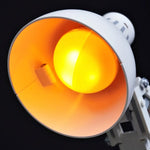 lampe led moderne kit bricolage blanc jaune base rotative sans blocs lego echangement fil