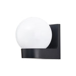 applique murale moderne extérieure aluminium noir blanc ip65 led hydrofuge fixe mur