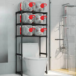 étagère rangement multi couches moderne blanc noir grande capacité salle bain.storage rack multi layer