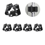 porte balai support mur noir acier inoxydable moderne respectueux environnement vis imperméable stockage articles