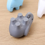 cache pots éléphant bleu gris blanc moderne adhésif decoration intérieure pot fleurs cactus