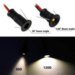 projecteur led mini 12v argent noir réglable décoration moderneintérieur 60lm 120d 30d