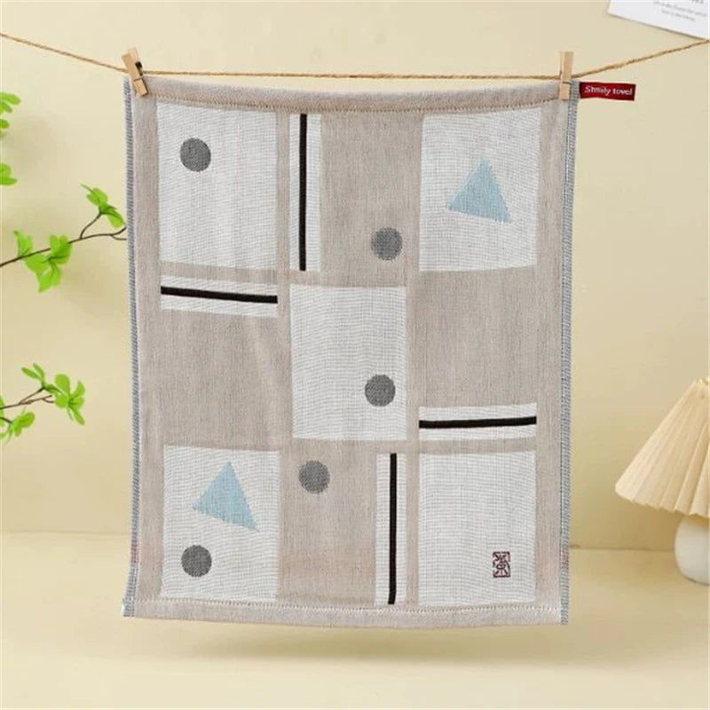 tapisserie coton biologique forêt animaux motifs colorés clips bois moderne artiste