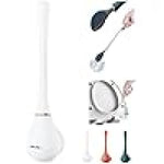 brosse wc jetable adhésive blanche bleue moderne salle bain nettoyage détartrant supplémentaire