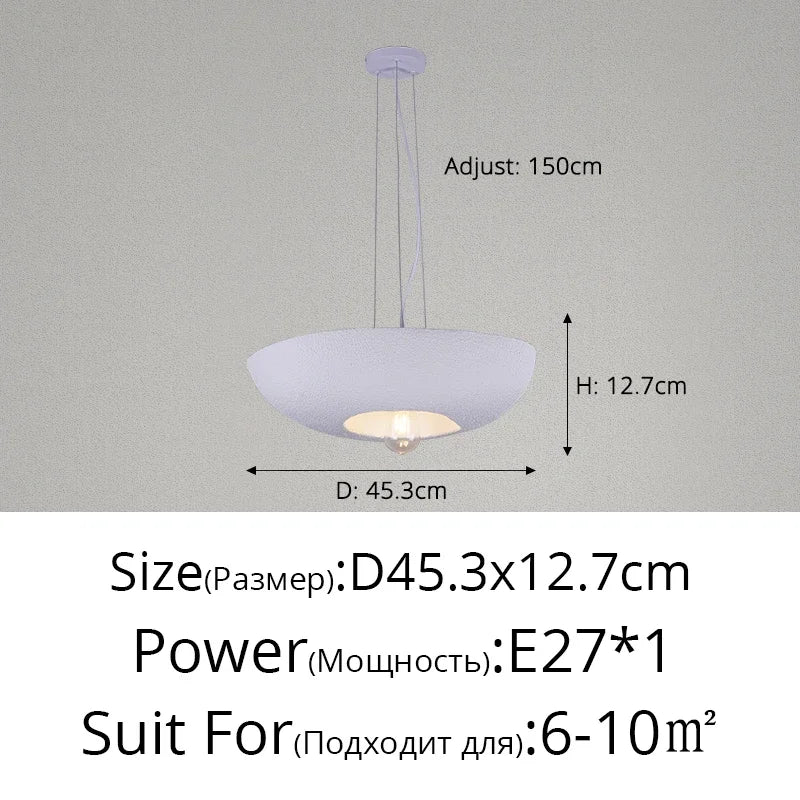 Suspension lumineuse moderne noir gris grains ciment opacité câble suspendu salon chambre