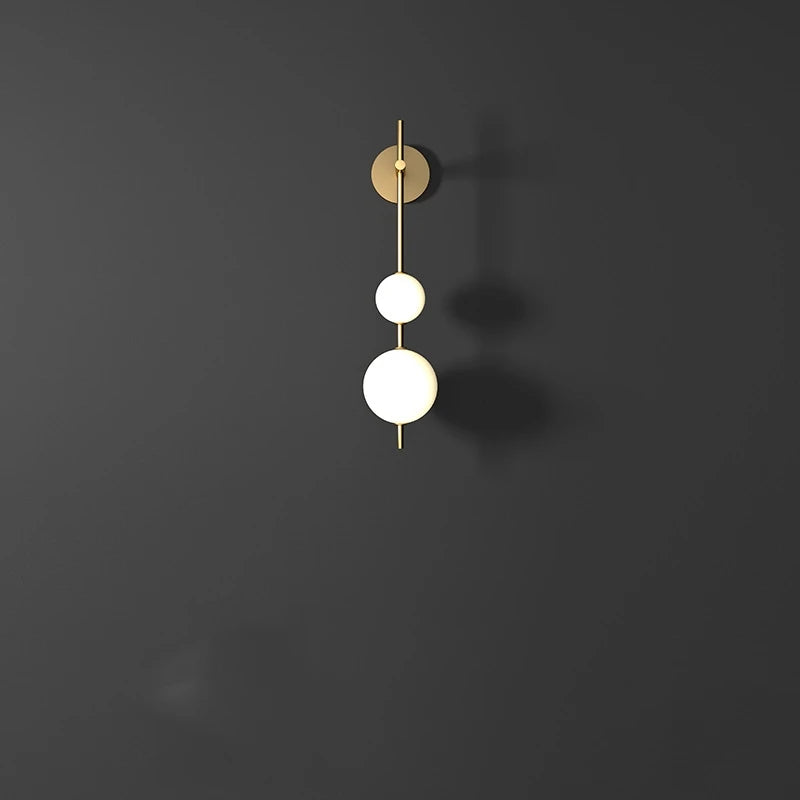 applique murale led or blanche moderne minimaliste chambre cuisine étude entrée sources lumineuses 15x65cm