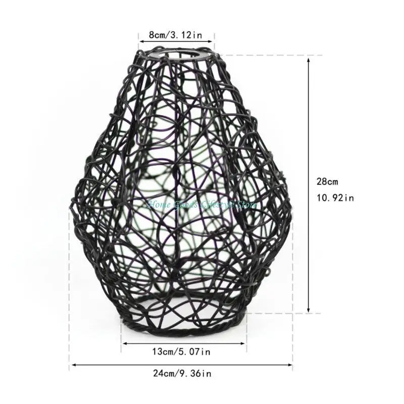 lampe suspendue tressée noir blanc moderne rustique abat jour plafonnier couvercle éclairage déco