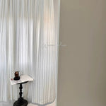 rideau polyester résistant rayures noires blancs moderne chambre salon opaque inclusion grommets crochets