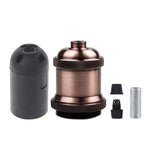 ampoule vis e27 or cuivre argent noir lisse brillant moderne industrielle fixée vis douille