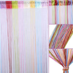 rideau multicolore rayures horizontales moderne intérieur extérieur tout saison polyester opaque
