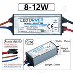 driver led étanche ip65 gris métallique plat industriel câbles couleur tension ip65 120v 240v