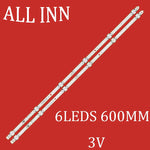 ruban led blanc points noirs moderne 600mm 3v 6leds