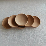 décorations bois boules naturelles simples paquet bricolage minimaliste 30 pièces 3.5cm