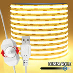 ruban led flexible blanc chaud moderne adhésif commutateur rotatif câble usb lisse minimaliste