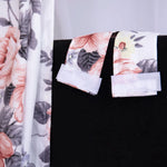 rideau polyester fleur rose dentelle blanche classique transparent dorés salon chambre coucher