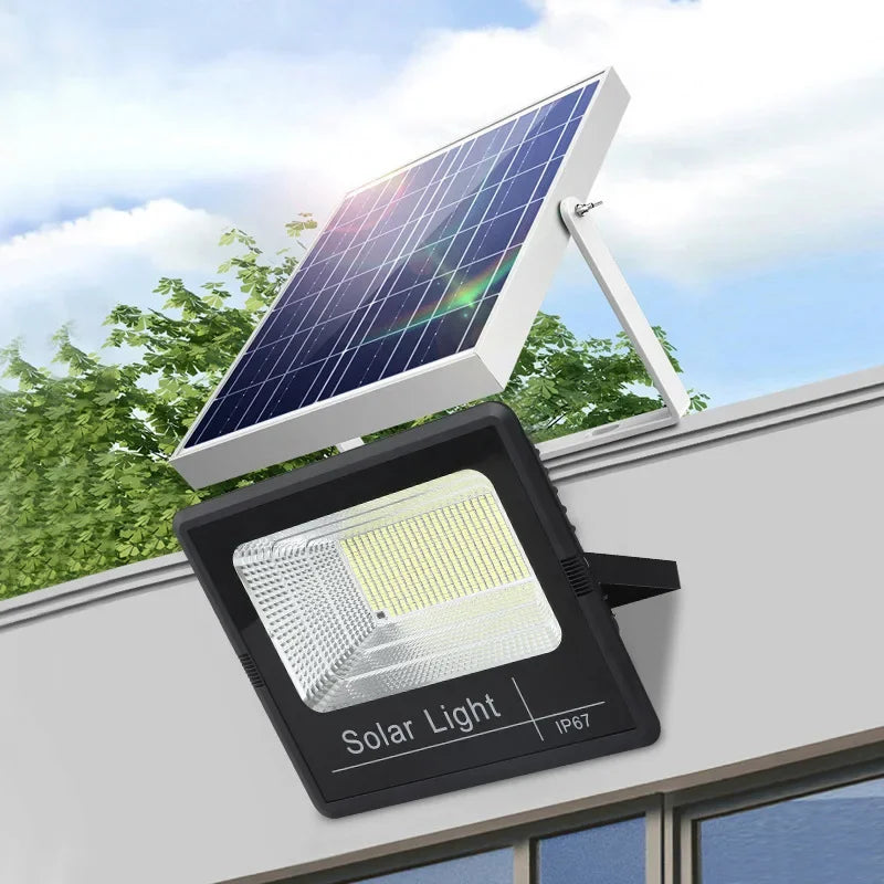 projecteur solaire ip66 angle réglable led panneau solaire clips moderneextérieur