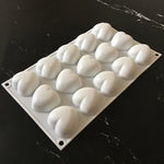 moule silicone forme coeur blanc cuisine pâtisserie desserts chocolat pudding gâteaux romantique