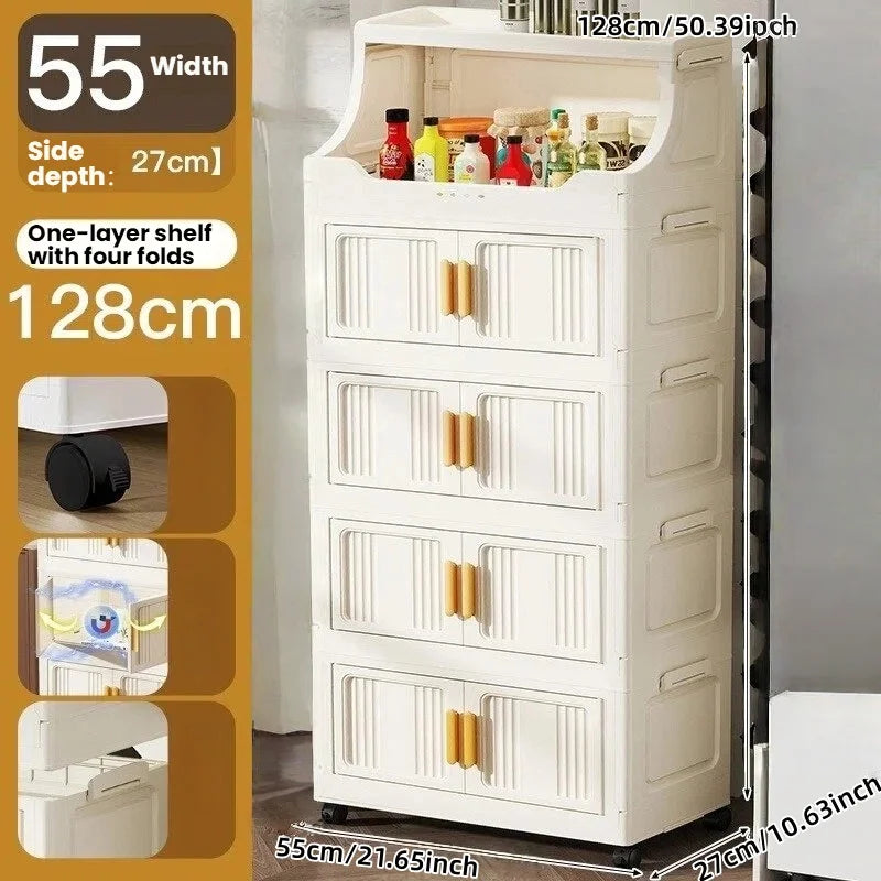 boîtes rangement blanc moderne roulettes porte tiroir compartiments transparents facile