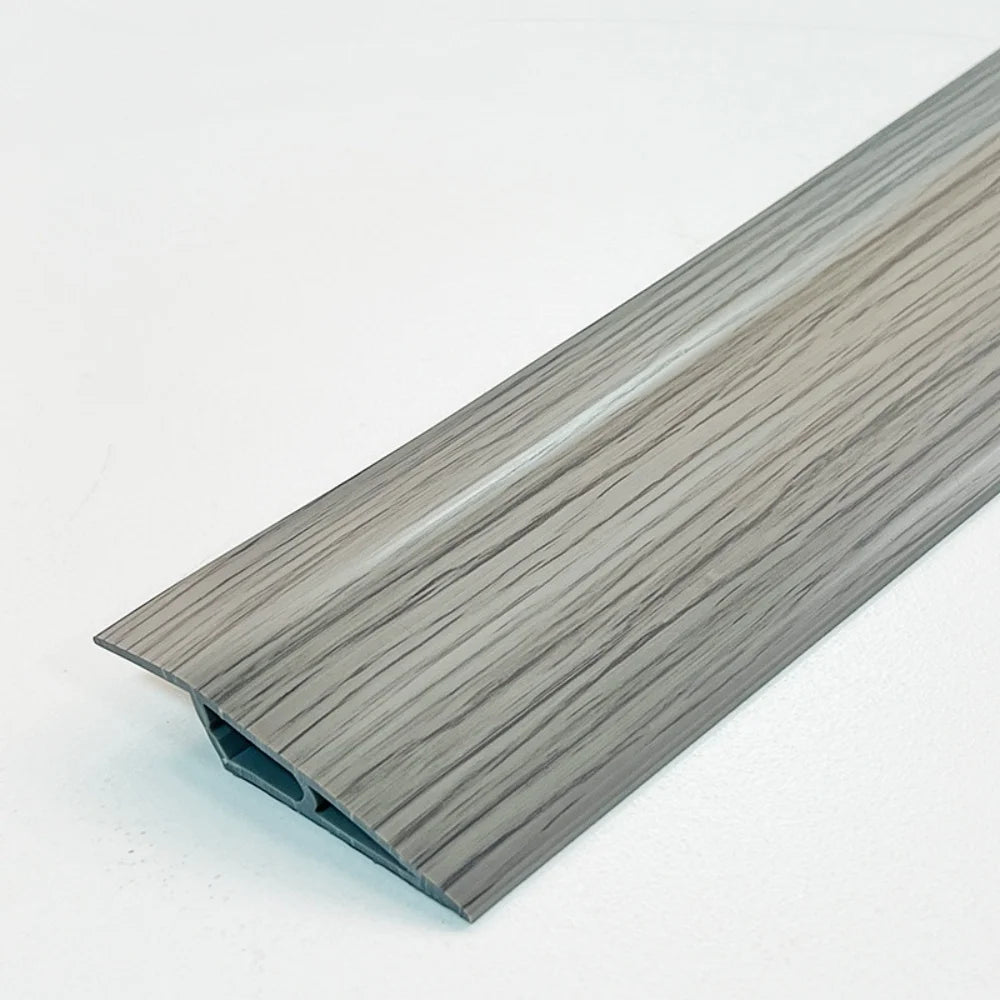 profil seuil pvc adhésif aspect bois moderne gris marron clair beige 1m longueur