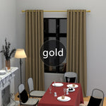 tringles rideau noir blanc doré argent moderne sphère décorative clips
