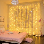 guirlande lumineuse led blanc jaune transparent moderne clips télécommande usb