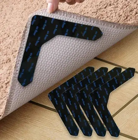 adhésifs anti dérapants réutilisables lavables tapis sol yoga respectueux environnement différents matériaux