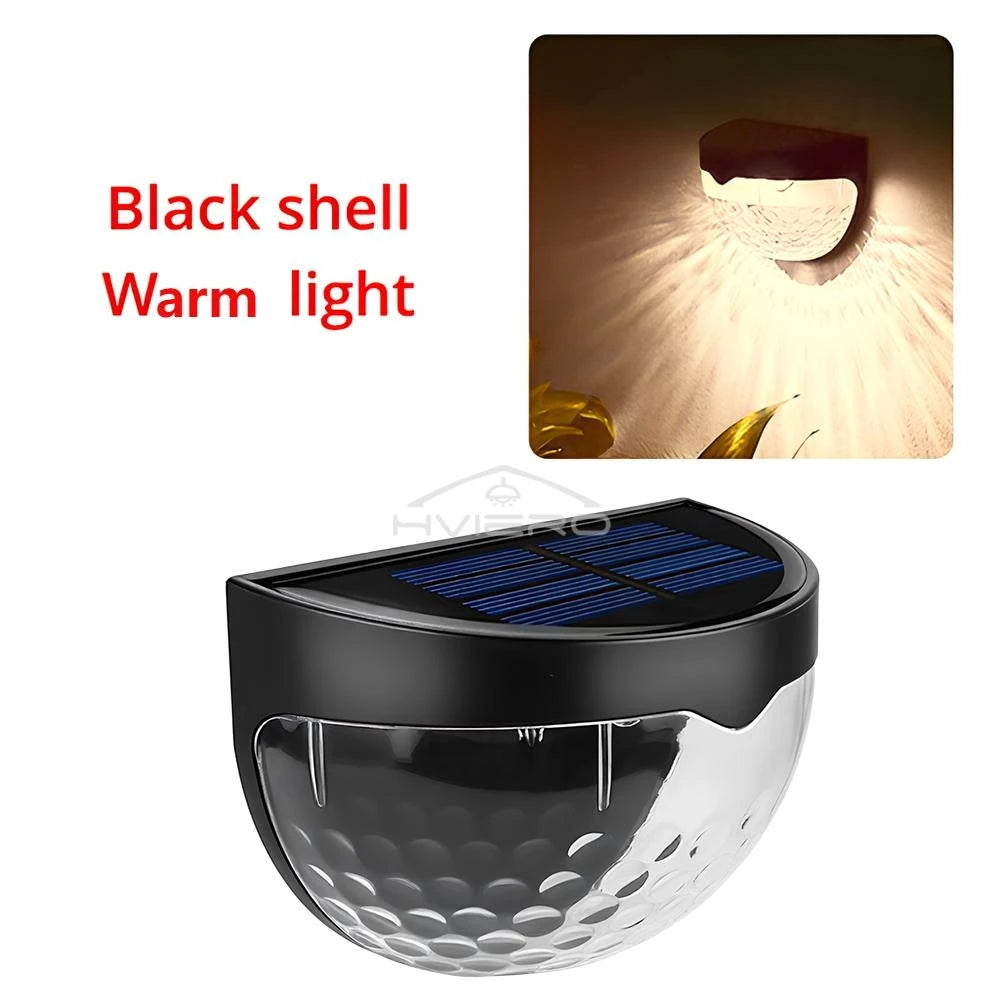 lumière solaire murale moderne perforée ip65 led noir blanc minimaliste