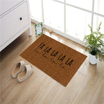 tapis d'entrée marron fa antidérapant imperméable moderne sol intérieur extérieur