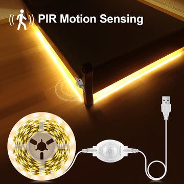 Ruban led flexible détecteur mouvement 5v usb blanc blanc chaud moderne adhésif chambre