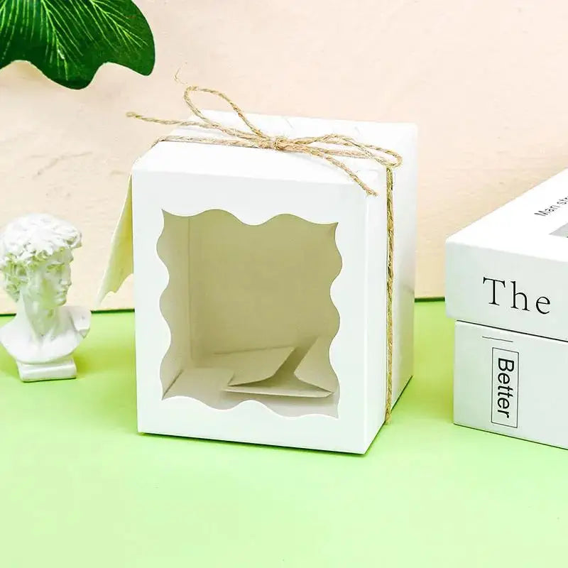 boîtes cadeau blanc noir ruban transparent anniversaire mariage fêtes enfants noël