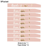 décoration mariage voile bride to be sash team bride bandeau occasion fiançailles fête valentin