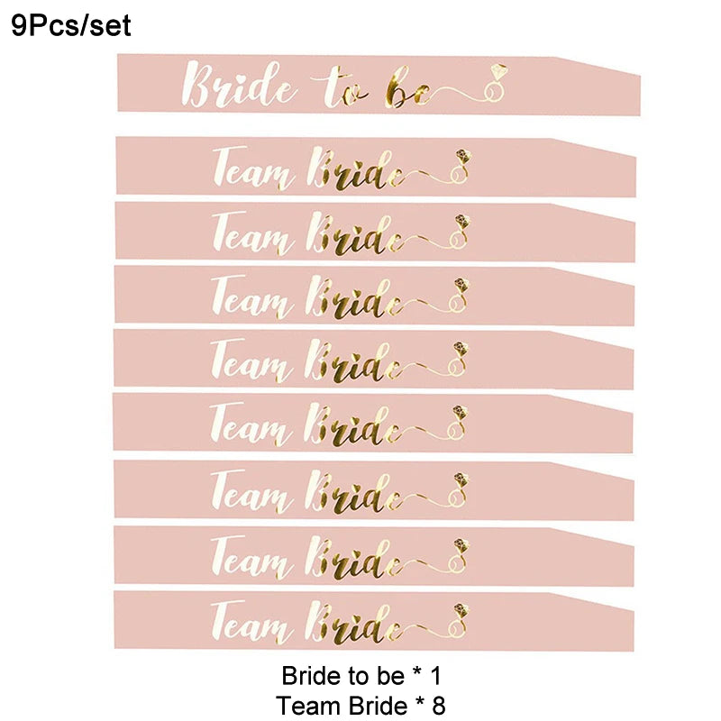décoration mariage voile bride to be sash team bride bandeau occasion fiançailles fête valentin