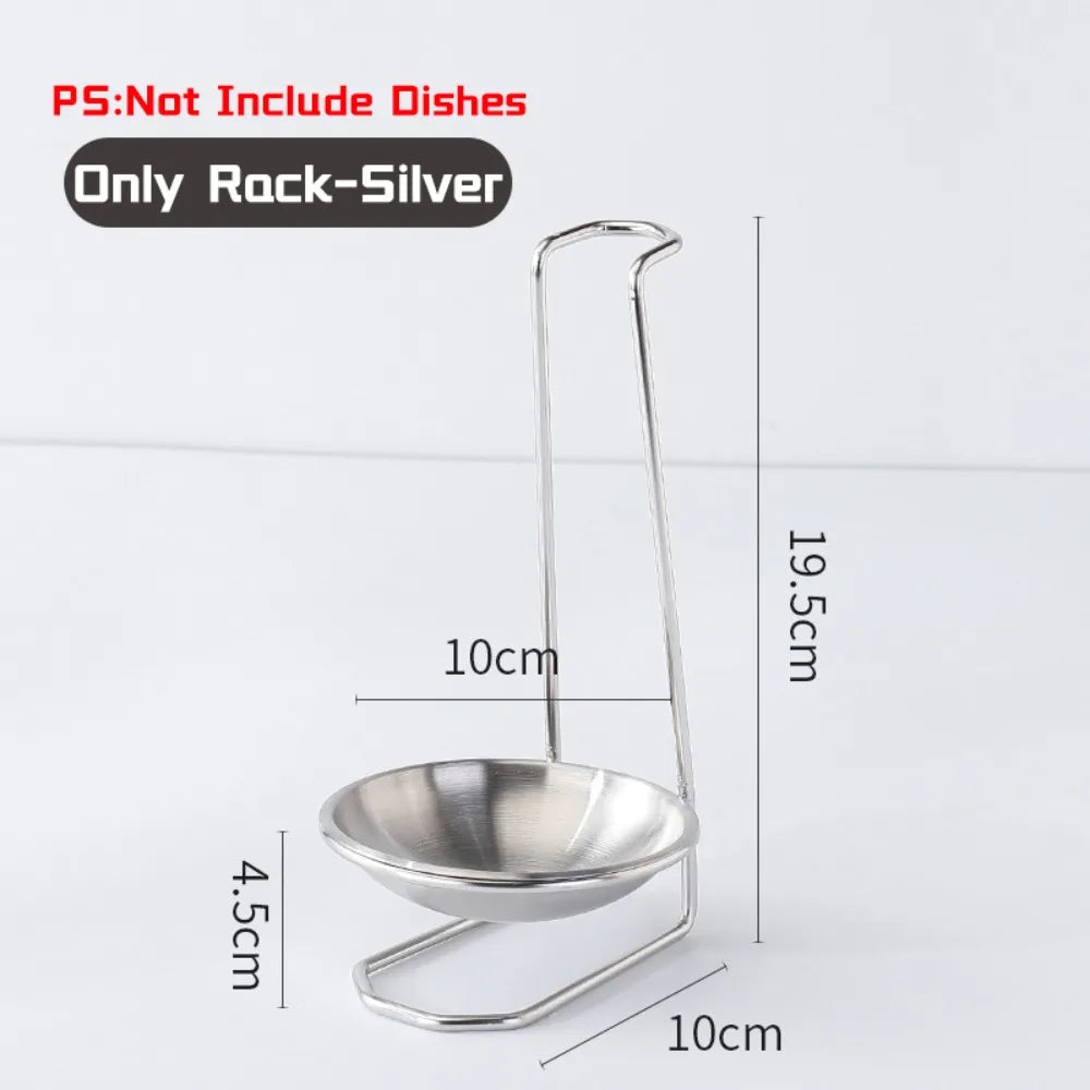 support cuillères bols argent or moderne fixation clips cuisine accessoires rangement vertical minimaliste