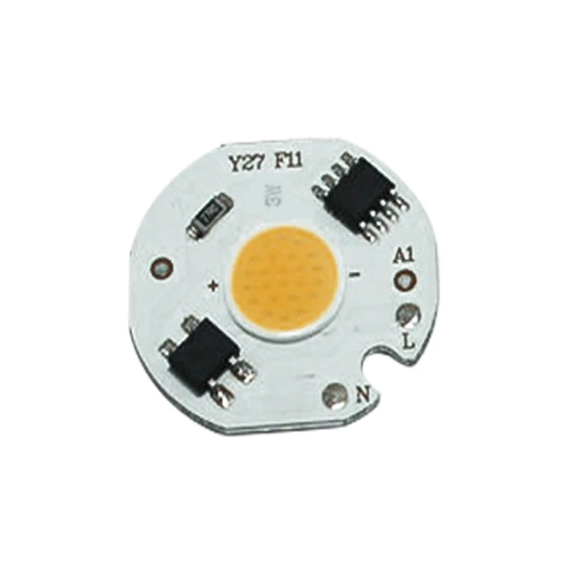 source lumineuse led 10w 12w blanc froid jaune vert rouge moderne technologique circulaire connecteurs