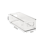boîtes rangement transparentes moderne poignées crèmes gels lotions fridge organizer