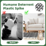 tapis anti chat picots dissuasif utilitaire noir fixations assemblage extérieurintérieur 200cm longueur