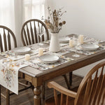 serviettes table classiques fleurs papillons beige rose vert naturel ThanksgivingDecoration