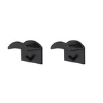 supports stockage murals adhésifs casquettes rouges noires brodées minimalistes 10 pièces