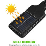 lampe solaire noire ip65 moderne modes luminosité détecteur mouvement autoinstallation clipsextérieur