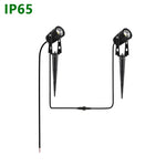 projecteur led jardin 50w étanche ip65 moderne noir 2m cable