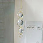 decoratives transparentes dorées facettes moderne élégant collier chaines dorées or