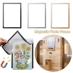 cadre photo magnétique moderne noir doré argenté bois naturel minimaliste transparent maison