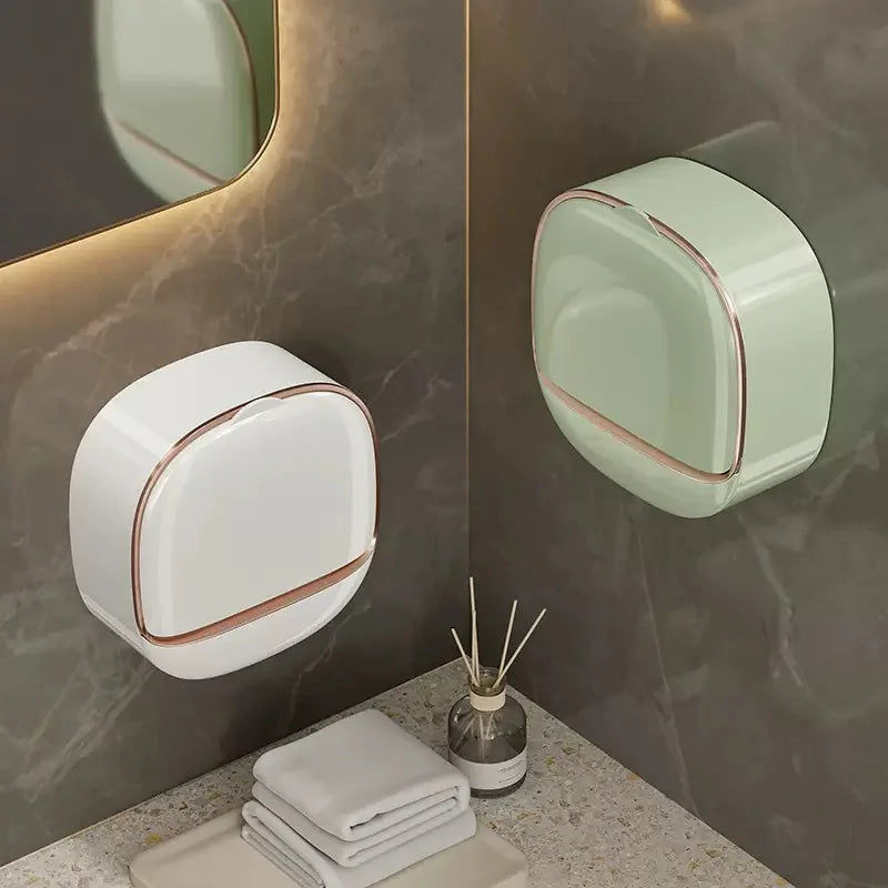 distributeur savon moderne adhésif blanc or rond brillant grille tailles différents savons