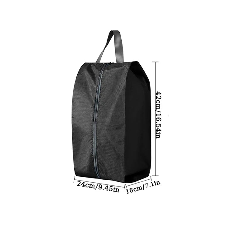 sacs chaussures pliables imperméables multi usages réutilisables modernes portables étanches zippées stockage organisation voyage