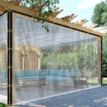 rideau translucide moderne peva pe noir 95 transparence 5m distance