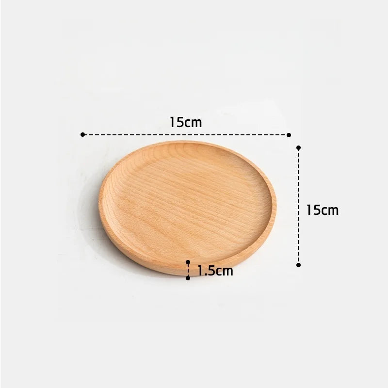 assiettes bois naturel assiettes carrées ovales différentes tailles minimaliste rustique