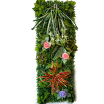 plantes artificielles murales vertes feuilles diverses moderne extérieur accrochables branches fleurs