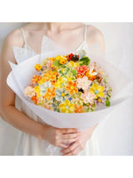 bouquet fleurs artificielles céramique multicolore décoration intérieure extérieure moderne anniversaire noël valentin mariage