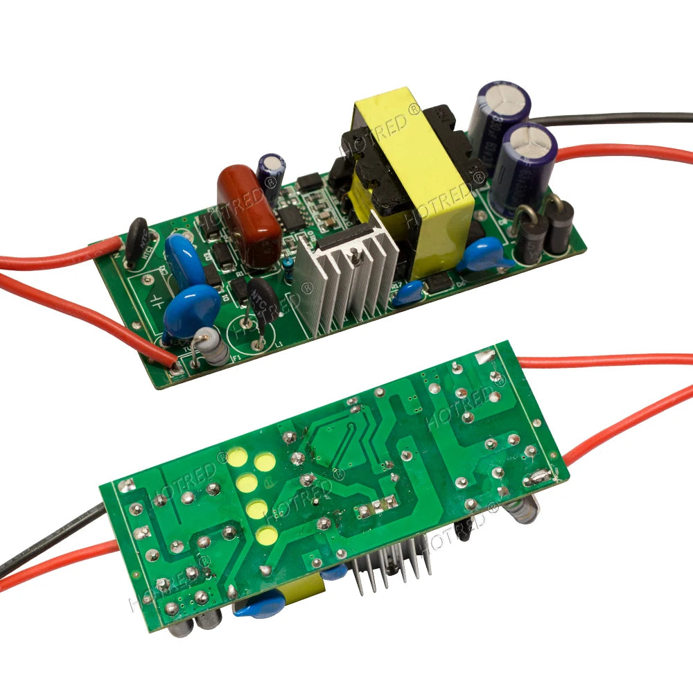 circuit intégré électronique moderne 60w 300ma 50v cc led vert jaune bleu rouge composants